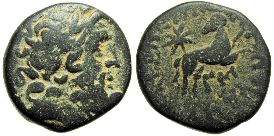 Ancient Coins - SYRIA, Seleukis and Pieria. Antioch. Autonomous issues. Year 42 of the Actian Era (AD 11/12). Æ