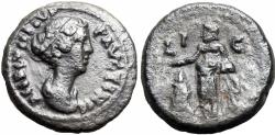 Ancient Coins - EGYPT. Alexandria. Faustina II (Augusta, 147-175). VERY RARE.