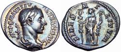 Ancient Coins - Severus Alexander. AD 222-235. 