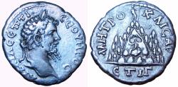 Ancient Coins - Septimius Severus AR Drachm of Caesaraea-Eusebia, Cappadocia. Year 13 = AD 204/5.