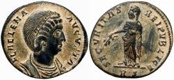 Ancient Coins - HELENA (Augusta, 324-329). Follis. Rome. very rare.