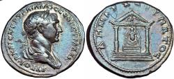 Ancient Coins - ARABIA, Bostra. Trajan. AD 98-117. AR Tridrachm or Tetradrachm.