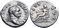 Ancient Coins - Vespasian. AD 69-79. AR Denarius