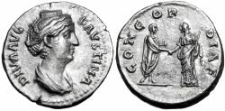Ancient Coins - Diva Faustina Senior (AD 138-140/1).