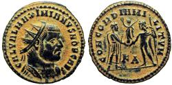 Ancient Coins - Galerius, as Caesar, Æ Radiate. Cyzicus, AD 295-299.