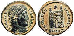 Ancient Coins - Constantine I Æ Nummus. Antioch, AD 327-328.