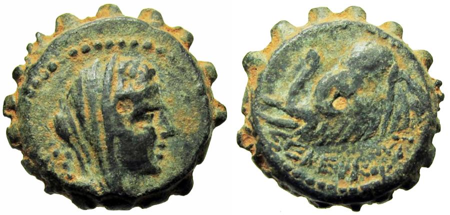 Ancient Coins - SELEUKID KINGS of SYRIA. Laodike IV wife of Antiochos IV Epiphanes. 175-164 BC.