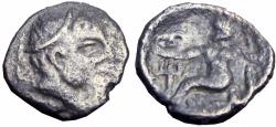 Ancient Coins - ARABIA, Eastern. Gerrha/Thaj (?). Series with the name of Shams, circa 230-220 BCE.