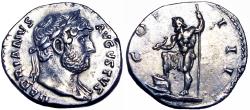 Ancient Coins - Hadrian. AD 117-138. AR Denarius , bold and sharp portrait details.