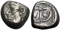 Ancient Coins - PHILISTIA (PALESTINE), Uncertain mint. Mid 5th century-333 BC.