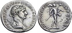 Ancient Coins - Trajan (AD 98-117). AR denarius.