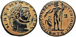 Ancient Coins - MAXIMINUS II,AD 309-313 Follis