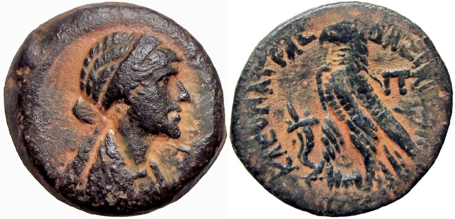 PTOLEMAIC KINGS of EGYPT. Cleopatra VII Thea Neotera. 51-30 BC. Superb ...