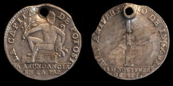 World Coins - BOLIVIA – Republic Proclamation Sol President Ballivián 1845 Battle of Ingavi