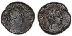 Ancient Coins - ROMAN PROVINCIAL – Egypt, Alexandria, Nero, Tetradrachm, Yr. 12 (65/6 A.D.)