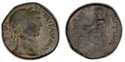 Ancient Coins - ROMAN PROVINCIAL – Lycia-Pamphylia, Cilicia Trachea, Coracesium, Trajan, AE, Zeus reverse, rare