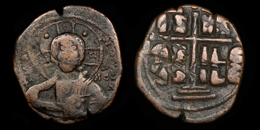 BYZANTINE EMPIRE – Romanus III Or Michael IV Æ Follis, Anonymous 'Class ...