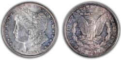 Us Coins - UNITED STATES - 1881-S Morgan Dollar, MS-63