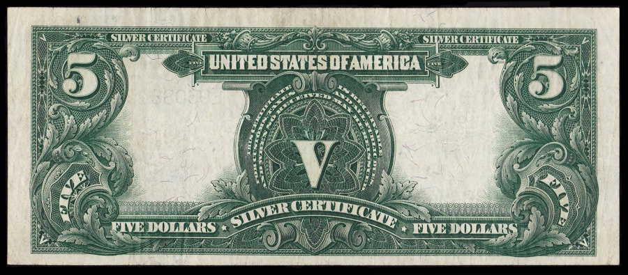 Fr 275 Series 1899 5 Dollar Silver Certificate Indian Chief Dollar Silver Certificate Indian Chief