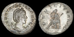 Ancient Coins - ROMAN EMPIRE – Herennia Etruscilla Antoninianus RIC (Decius) 59b, 250 A.D. PVDICTIA AVG 