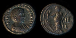 Ancient Coins - ROMAN PROVINCIAL – Egypt, Alexandria, Salonina, Tetradrachm, Yr. 12 (264/5 A.D.)