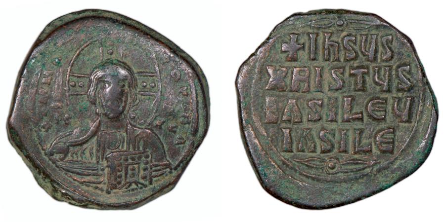 BYZANTINE EMPIRE – Basil II Or Constantine VIII Æ Follis, Anonymous ...