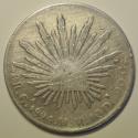 World Coins - Mexico Silver 8 Reales 1894 Ca MM