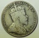 World Coins - Canada Newfoundland Silver 50 Cents 1904-H
