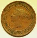 World Coins - Ceylon Copper Cent 1870
