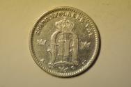 World Coins - Norway; Silver 25 Ore 1876