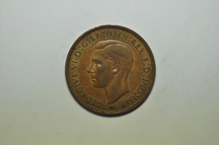 World Coins - Great Britain; Penny 1944