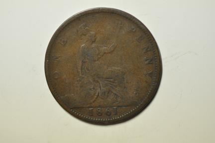 Great Britain; Penny 1861 | European Coins