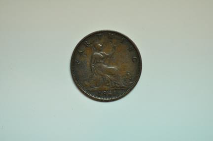 World Coins - Great Britain;  Farthing 1861