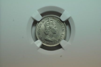 World Coins - Malaya & British Borneo; 5 Cents 1961 NGC MS64