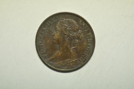 Great Britain; Farthing 1866 XF | European Coins