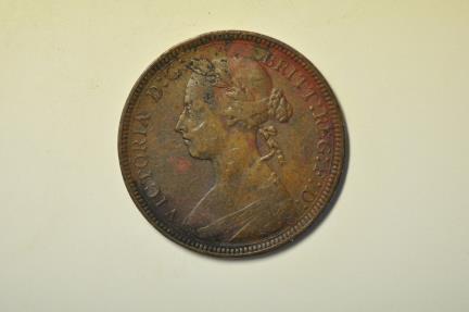 World Coins - Great Britain; 1/2 Penny 1890