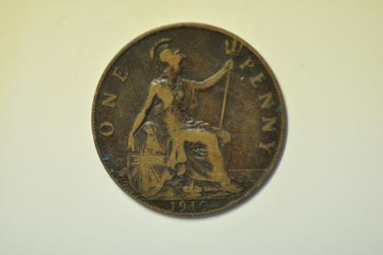 World Coins - Great Britain; Penny 1910
