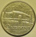 World Coins - Estonia; Silver 2 Krooni 1930  Toompea Fortress at Tallin