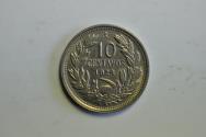 World Coins - Chile; 10 Centavos 1928