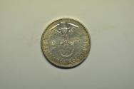 World Coins - Germany Third Reich; Silver 2 Reichsmark  1939 A