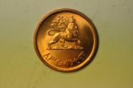 World Coins - Ethiopia; Copper 10 Cents EE1936 (1943-44)  Red Unc