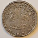 World Coins - Bolivia Silver 4 Soles 1855   XF