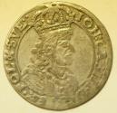 World Coins - Poland Silver 6 Groschen - szostak 1661 T-T