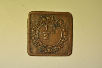 World Coins - Wales Co-Op Token 1/2 Penny no date
