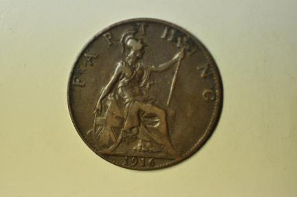 World Coins - Great Britain; Farthing 1916