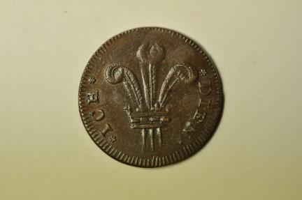 World Coins - Prince of Wales Farthing Token no date ICH DIEN ( I serve)