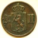 World Coins - Norway Bronze Ore 1899   XF+