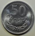 World Coins - Poland 50 Groszy 1957  UNC  Scarce !