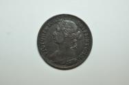 World Coins - Great Britain; Farthing 1879  XF