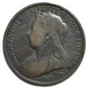 World Coins - Great Britain; Penny 1896